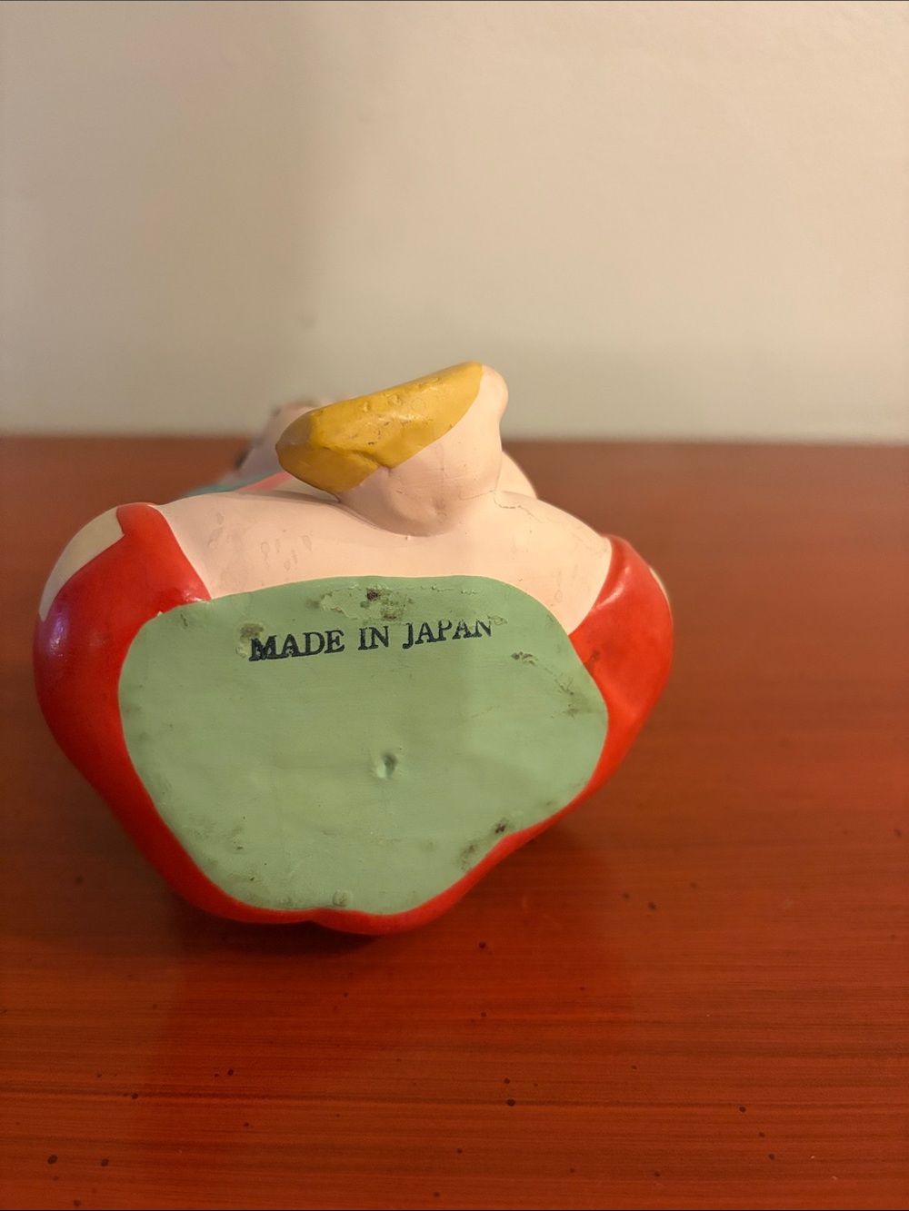Vintage Japanese Hand-Painted
Ceramic Fukusuke Figurine - Picture 2 of 5